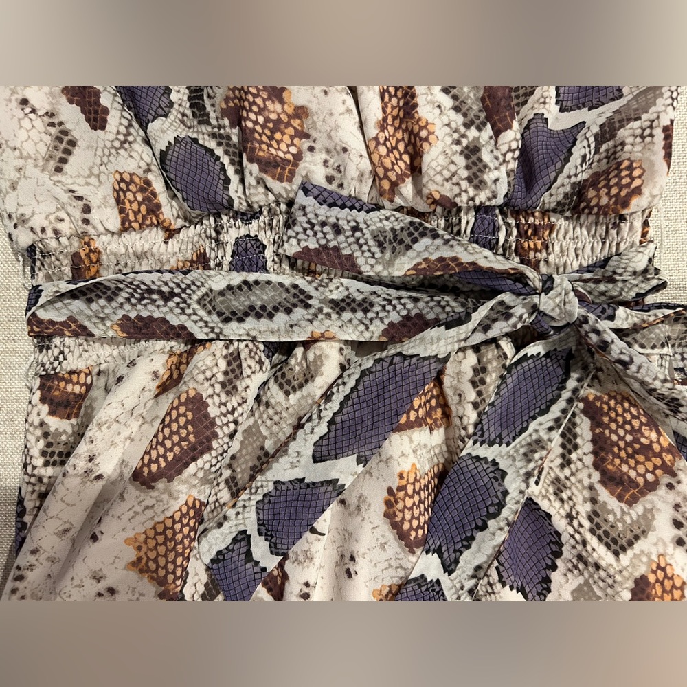‼️CLEARANCE‼️ TCEC Snakeskin print dress - Picture 4 of 8